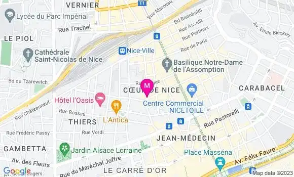 Localisation Restaurant Bar Le Tono