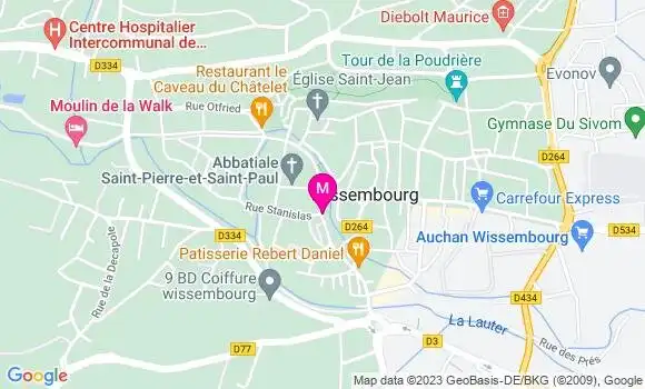 Localisation Restaurant du Saumon