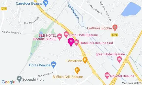 Localisation Restaurant  Le Mariten