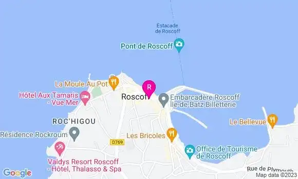 Localisation Crêperie Les Amours Jaunes