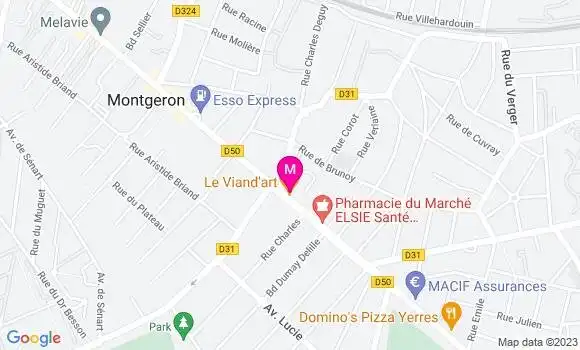 Localisation Restaurant  Le Viand Art