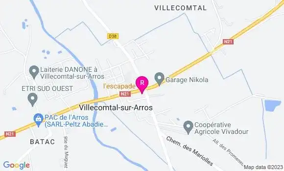 Localisation Restaurant Bar L