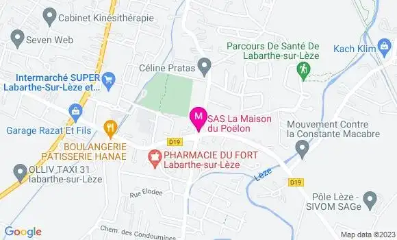 Localisation Restaurant  La Maison du Poëlon