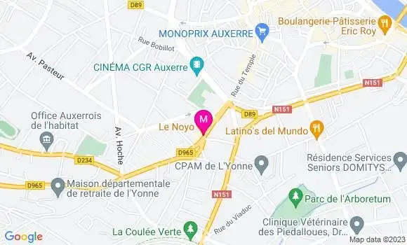 Localisation Restaurant  Le P