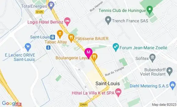 Localisation Restaurant  Le Trianon