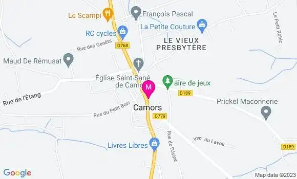 Localisation Pizzeria La Cigale