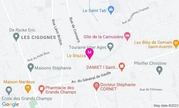 Localisation Restaurant  Le Brazza