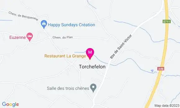 Localisation Restaurant  La Grange
