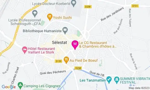 Localisation Restaurant Alsacien Au Bon Pichet