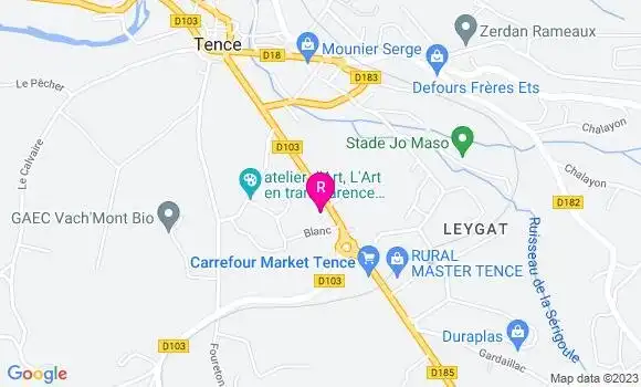 Localisation Restaurant  Le Thymallus