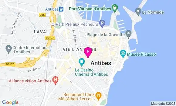 Localisation Restaurant Fruits de Mer L