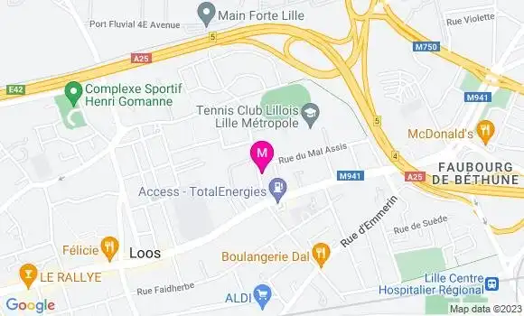 Localisation Restaurant  Le Big Ben