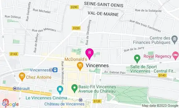 Localisation Restaurant  Café 108