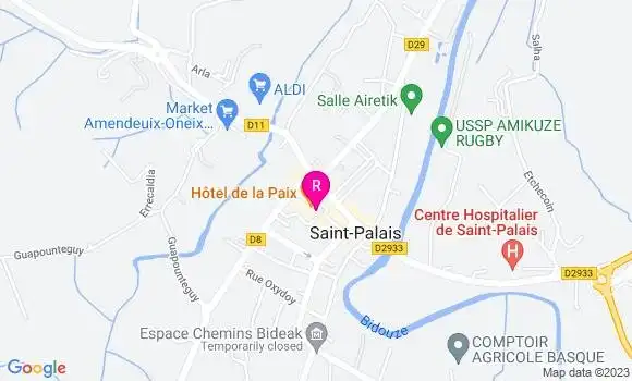 Localisation Restaurant  Le Trinquet