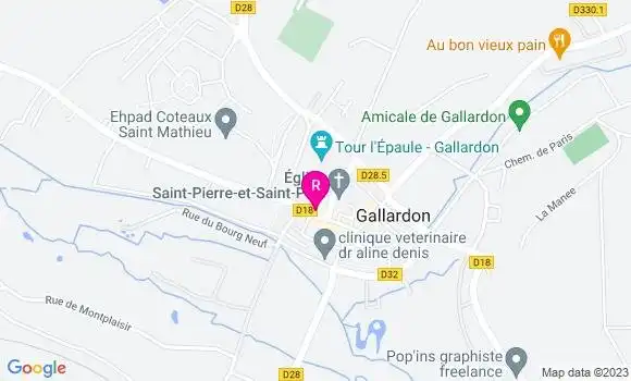 Localisation Restaurant Bar Le Marly
