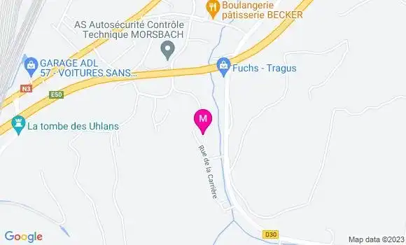 Localisation Restaurant  La Sapinière