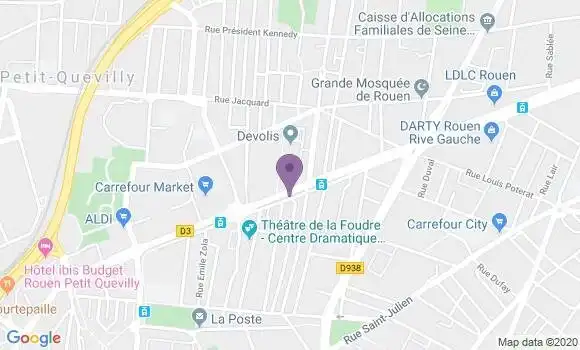 Localisation Restaurant  Le Duo