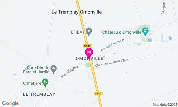 Localisation Restaurant  Relais du Tremblay