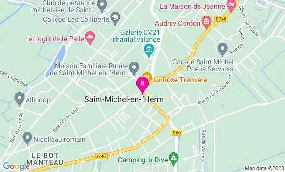 Localisation Restaurant  Le Saint Michel