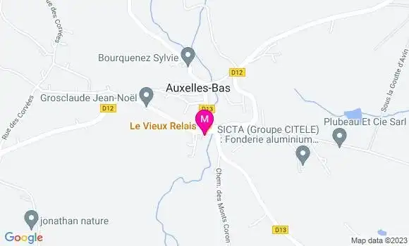Localisation Restaurant  Le Vieux Relais