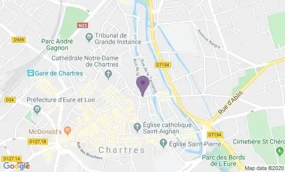 Localisation Restaurant  Les Feuillantines