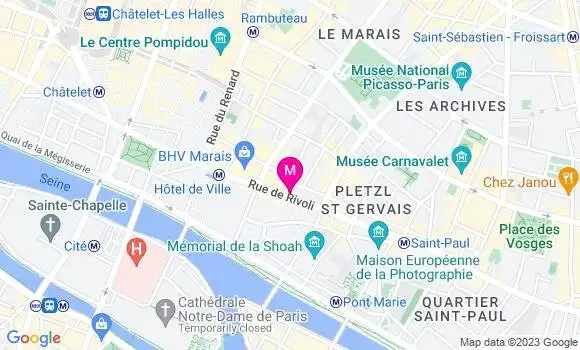 Localisation Restaurant  Le Gribouille