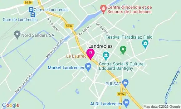 Localisation Restaurant  Le Lautrec