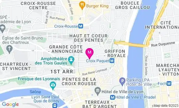 Localisation Restaurant  Les Tables Claudiennes