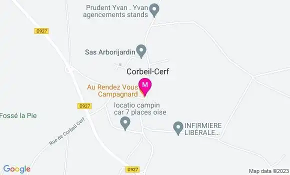 Localisation Restaurant  Au Rendez vous Campagnard