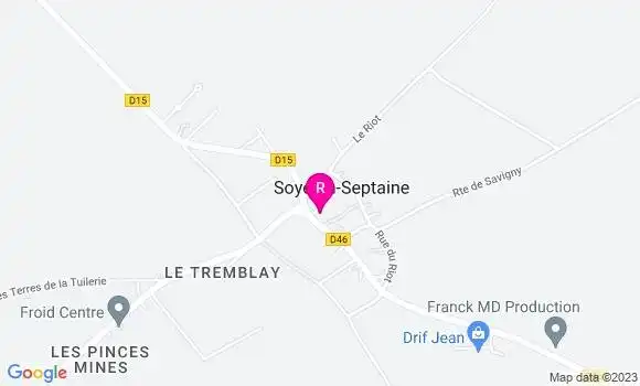 Localisation Restaurant Bar Du Côté de Chez Soye