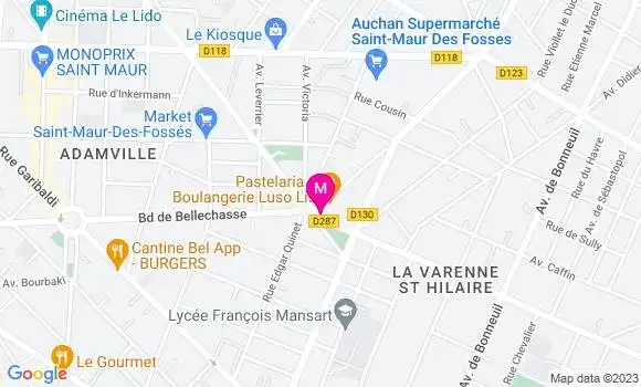 Localisation Restaurant Bar Le Gambetta