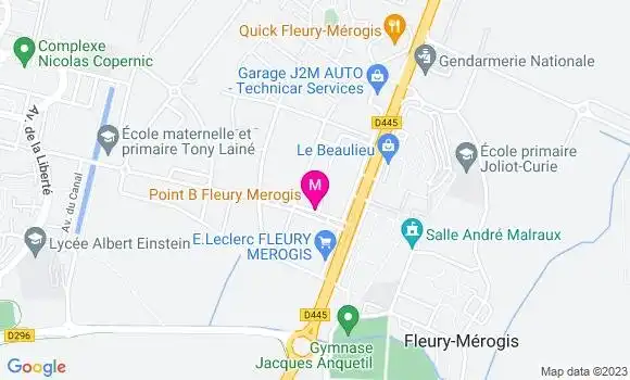 Localisation Restaurant  Point B