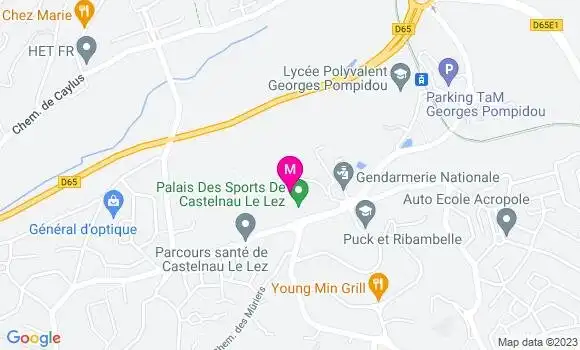 Localisation Brasserie Le Palais