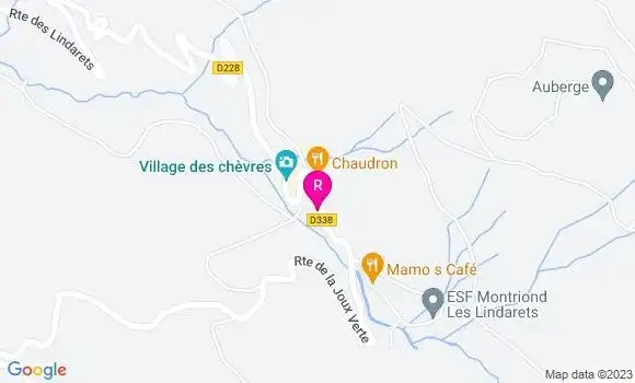 Localisation Restaurant  La Pomme de Pin