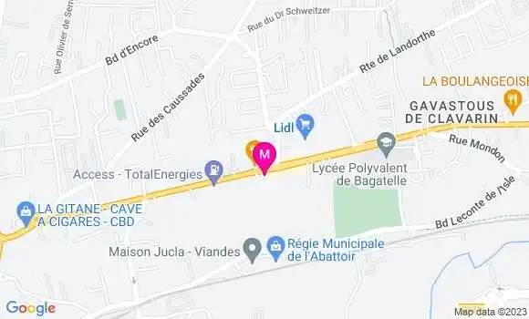 Localisation Pizzeria Pizza Saint Gaudinoise