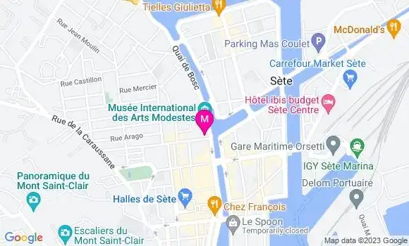 Localisation Restaurant  Quai 17