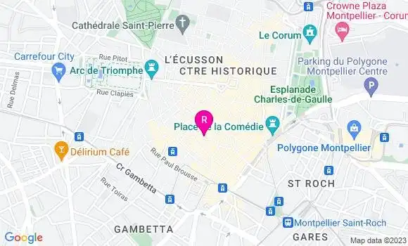 Localisation Restaurant Bar L