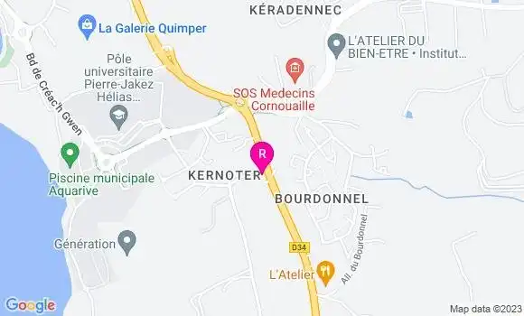Localisation Restaurant  Le Fil Rouge