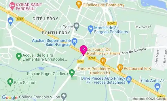 Localisation Restaurant Berfine