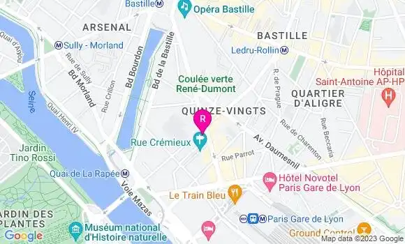 Localisation Restaurant Bar Café de Lyon