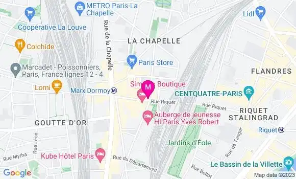 Localisation Bistrot Nord Nord