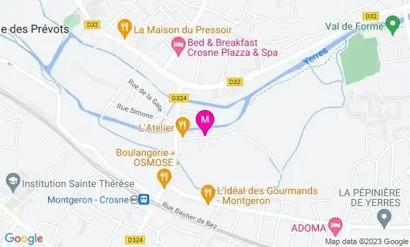 Localisation Restaurant  L