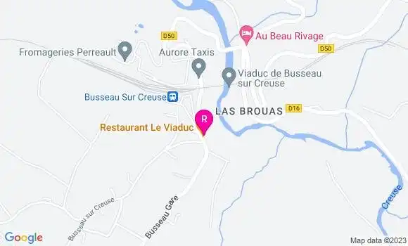 Localisation Restaurant  Le Viaduc