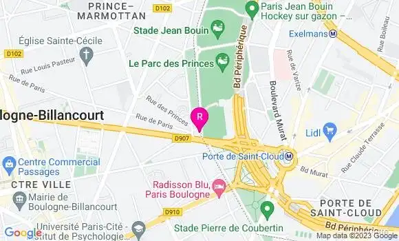 Localisation Bistrot Da Vinci