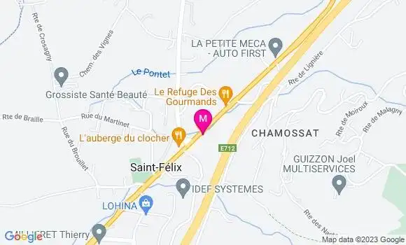 Localisation Restaurant  Le Chat Goulu