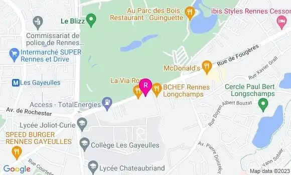 Localisation Restaurant Paris New York