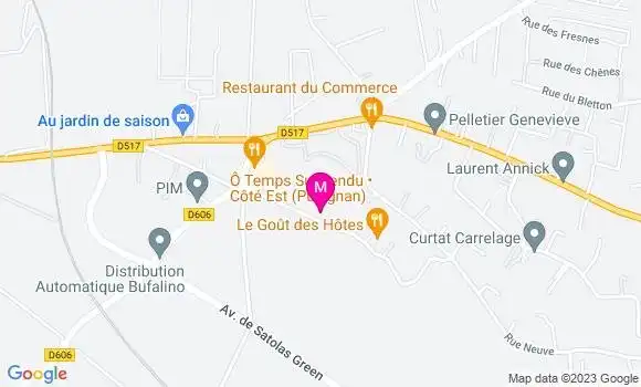 Localisation Restaurant  Le Goût des Hôtes