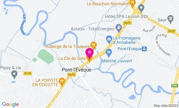 Localisation Brasserie Le Théâtre