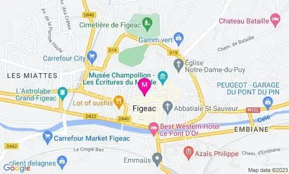 Localisation Restaurant  La Flambée