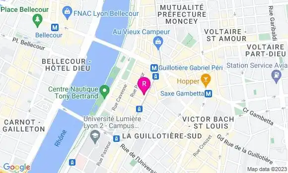 Localisation Restaurant  Royal Kahn